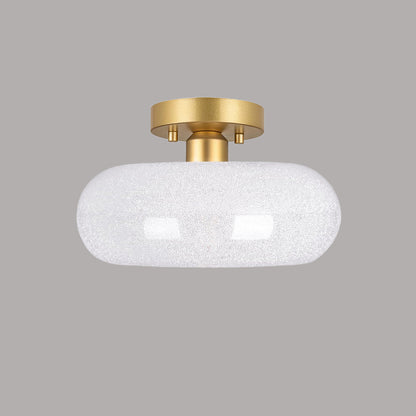 Modern Glass Dome Ceiling Light Fixture | Varnelo