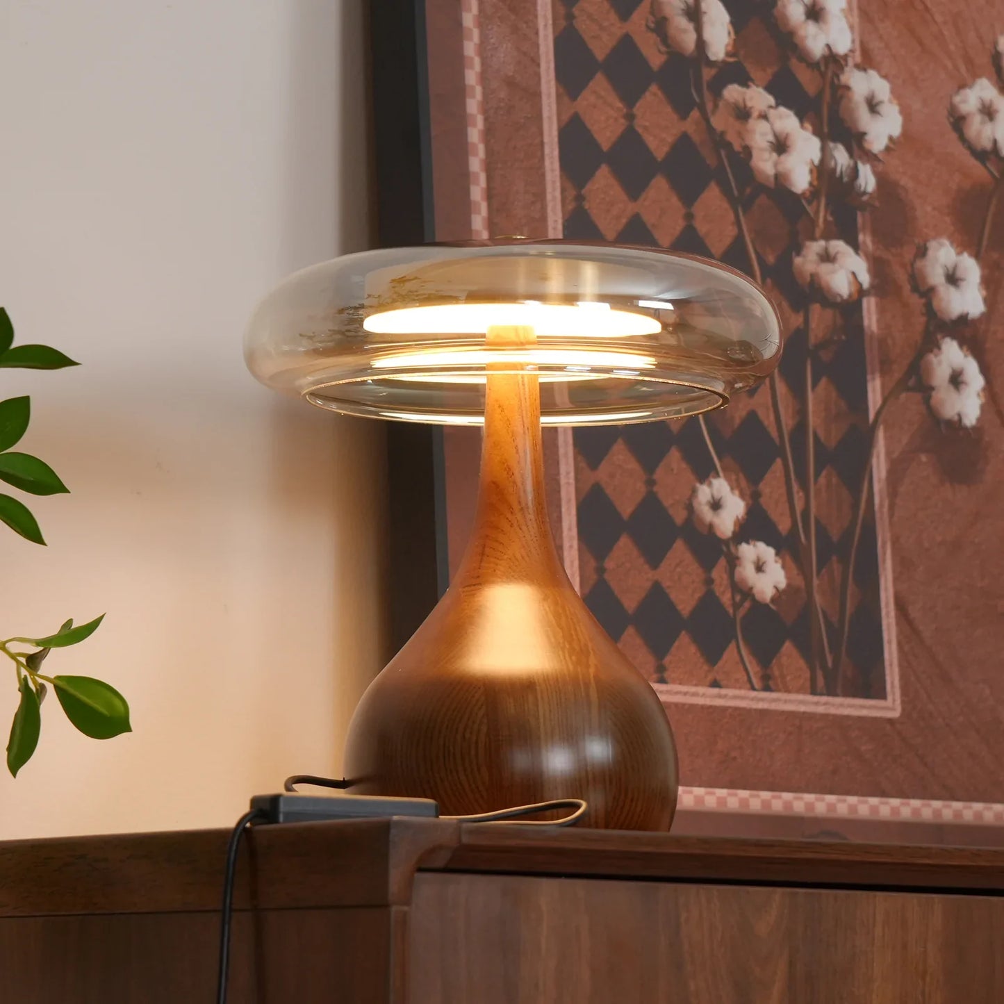 Modern Glass Dome Table Lamp Design | Novari