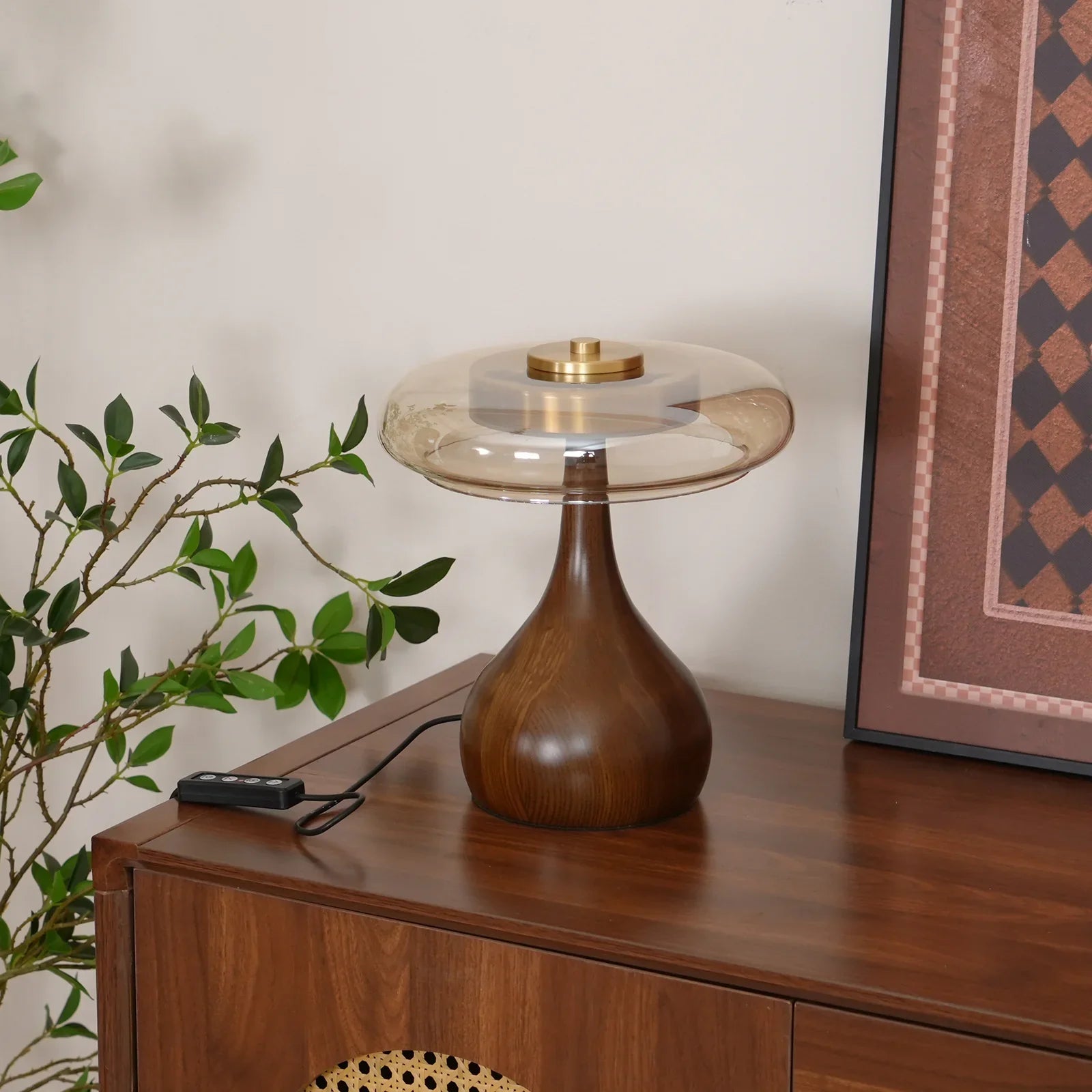 Modern Glass Dome Table Lamp Design | Novari
