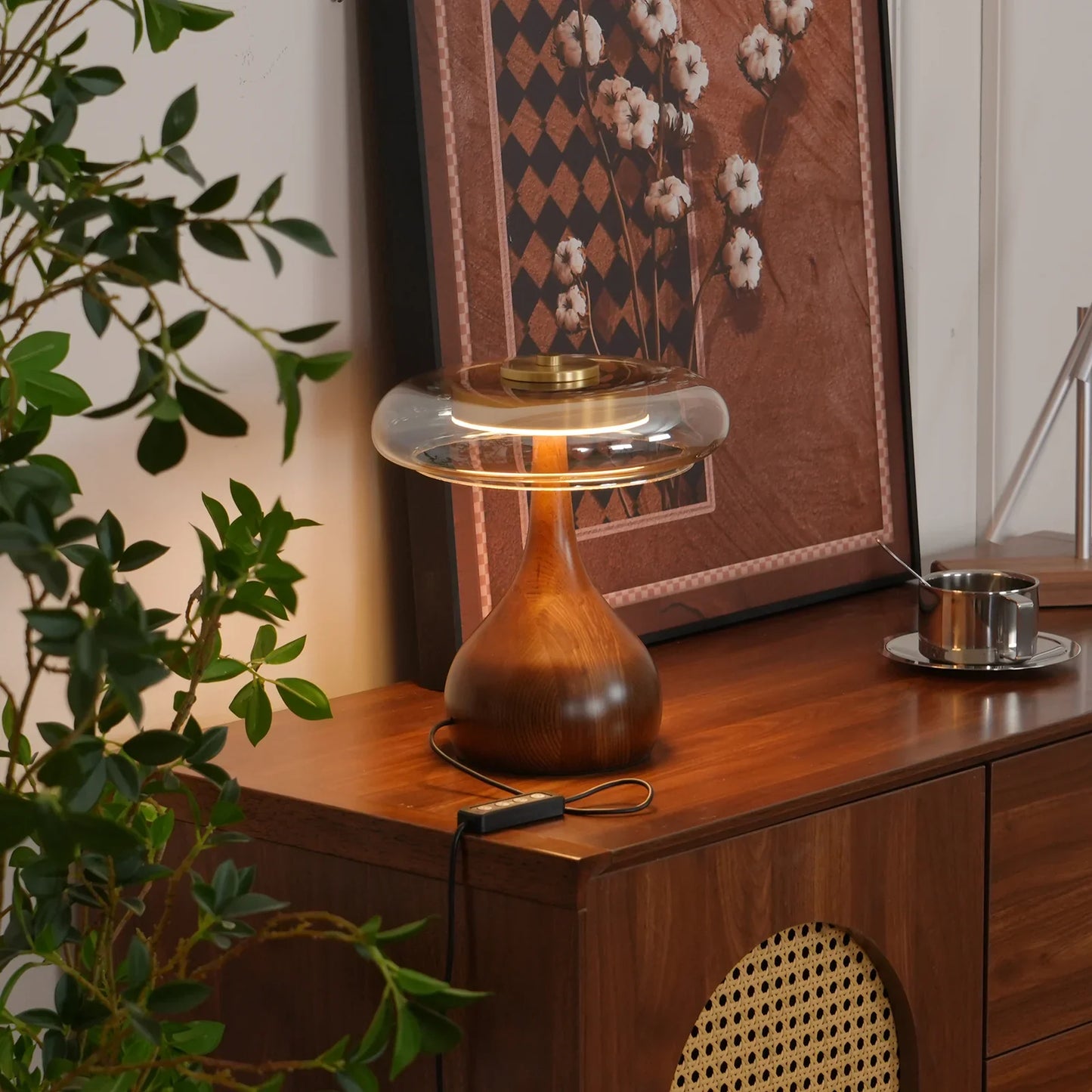 Modern Glass Dome Table Lamp Design | Novari