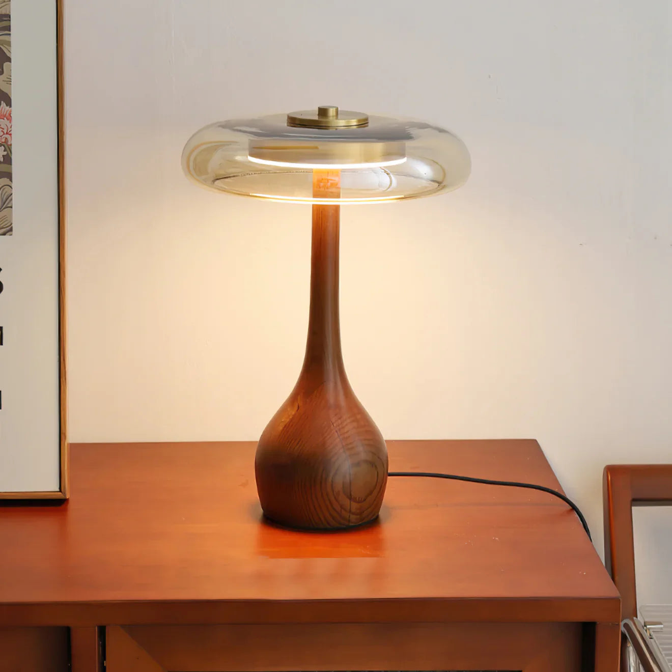 Modern Glass Dome Table Lamp Design | Novari