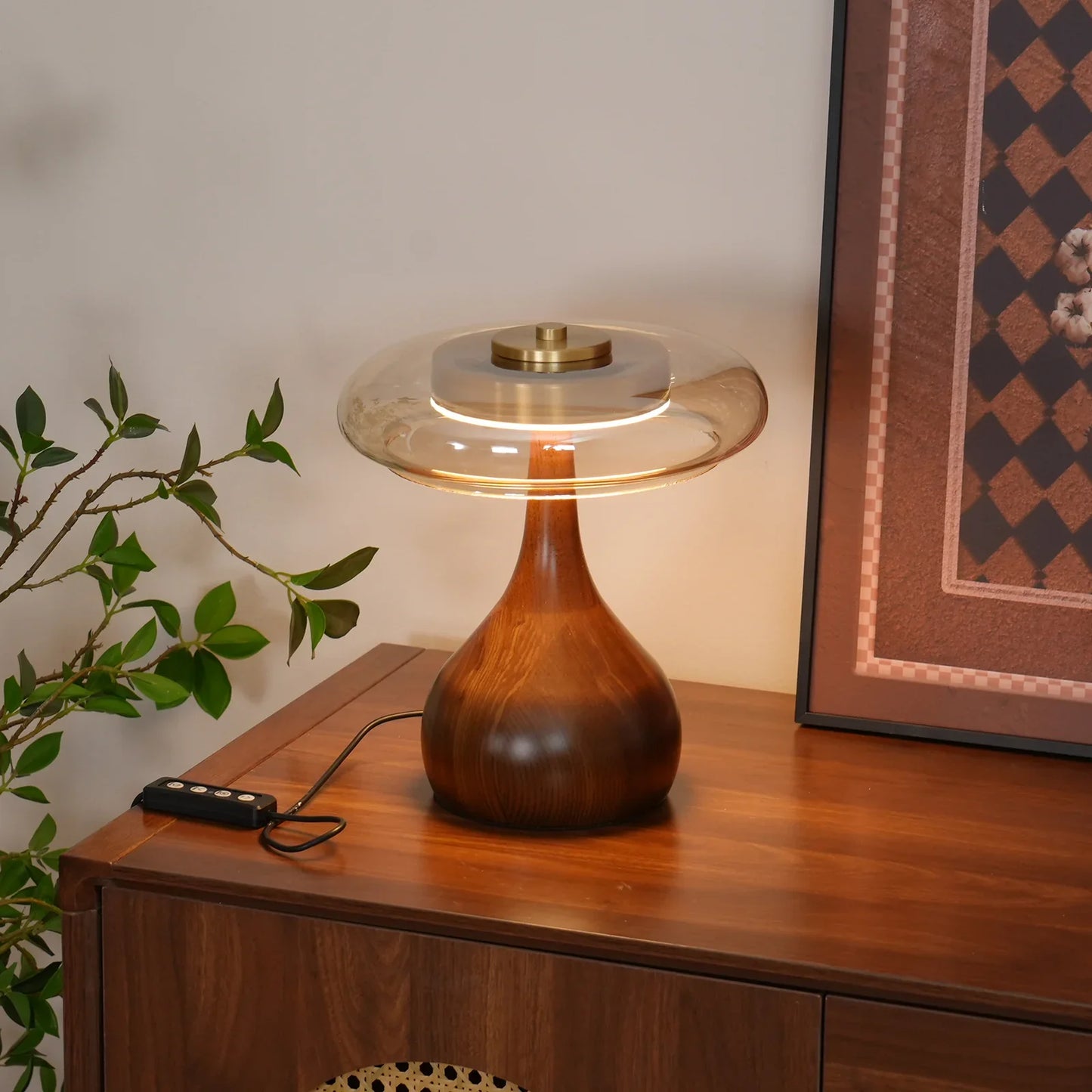 Modern Glass Dome Table Lamp Design | Novari