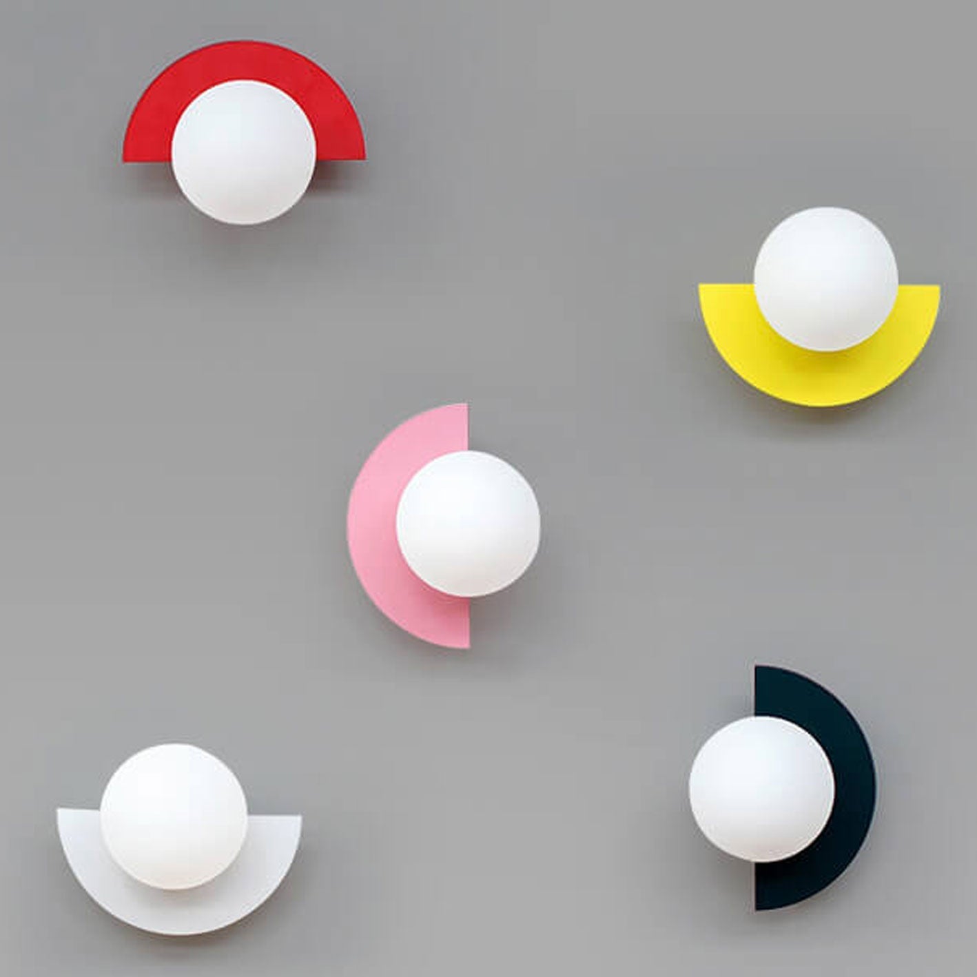 Modern Glass Globe Compact Wall Light Fixture Design | Mavina