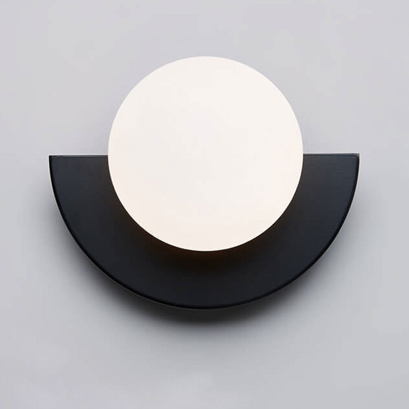 Modern Glass Globe Compact Wall Light Fixture Design | Mavina
