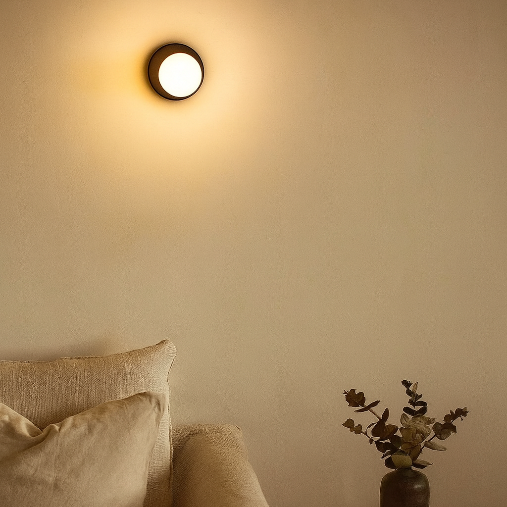 Modern Glass LED Wall Lamp for Interior Spaces | Kelvian