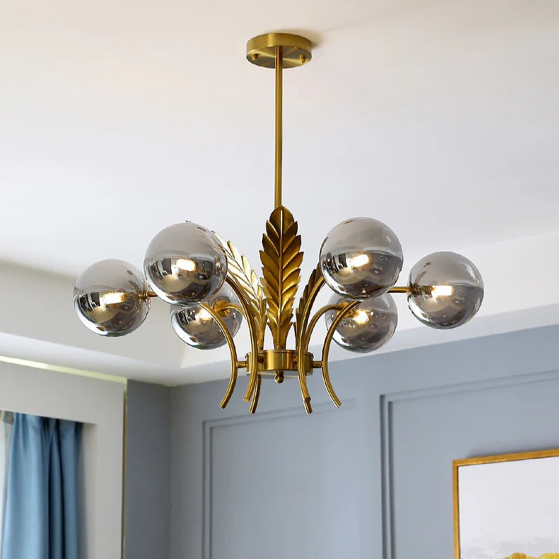 Modern Glass Sphere Ceiling Light Fixture | Lumidel
