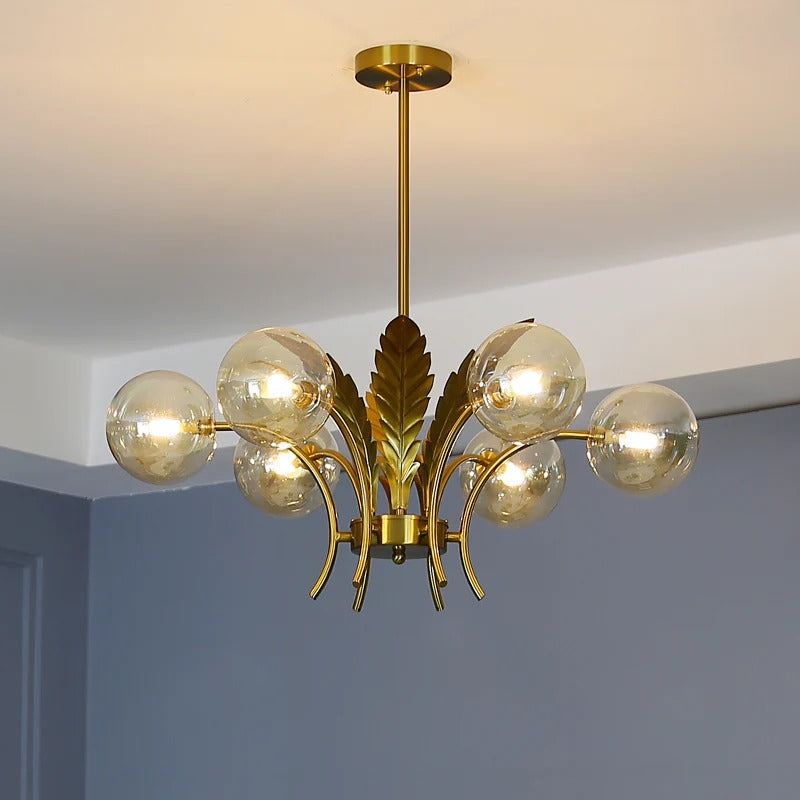 Modern Glass Sphere Ceiling Light Fixture | Lumidel