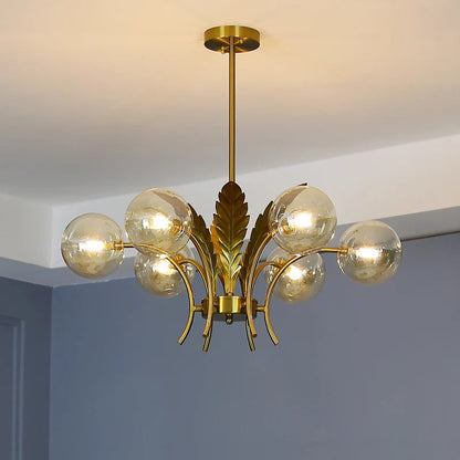 Modern Glass Sphere Ceiling Light Fixture | Lumidel