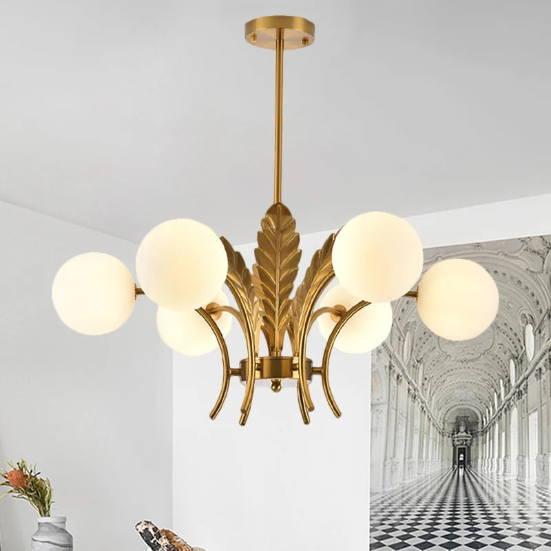 Modern Glass Sphere Ceiling Light Fixture | Lumidel