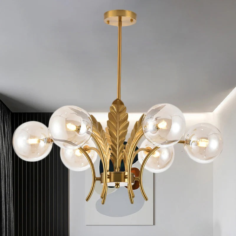 Modern Glass Sphere Ceiling Light Fixture | Lumidel