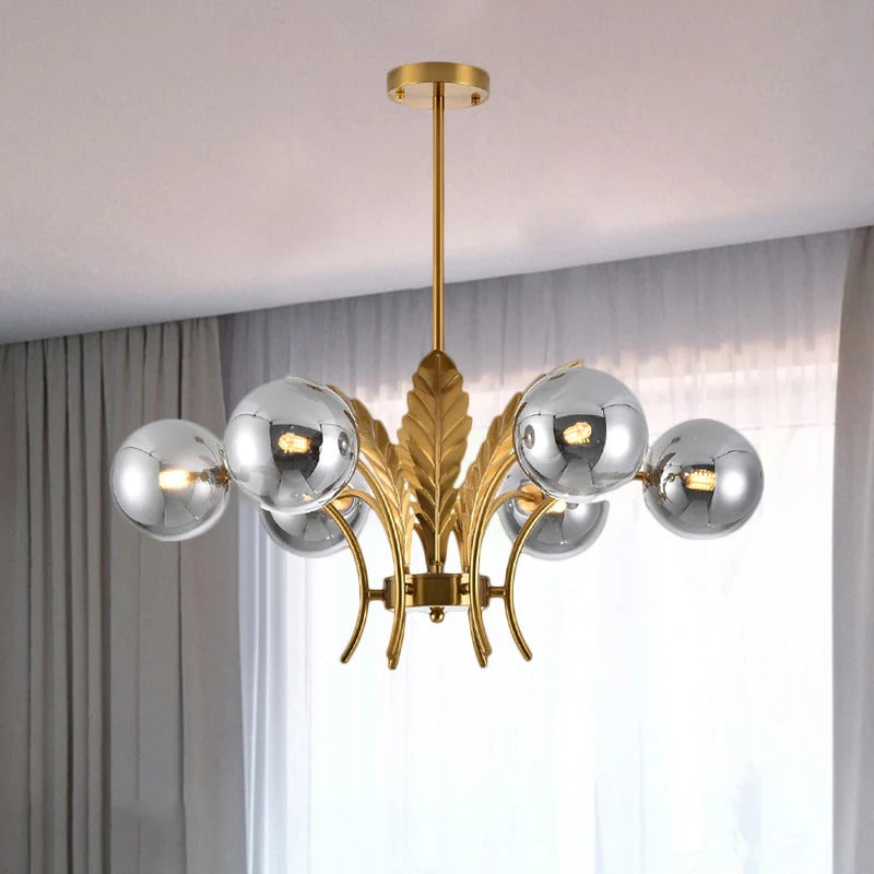 Modern Glass Sphere Ceiling Light Fixture | Lumidel
