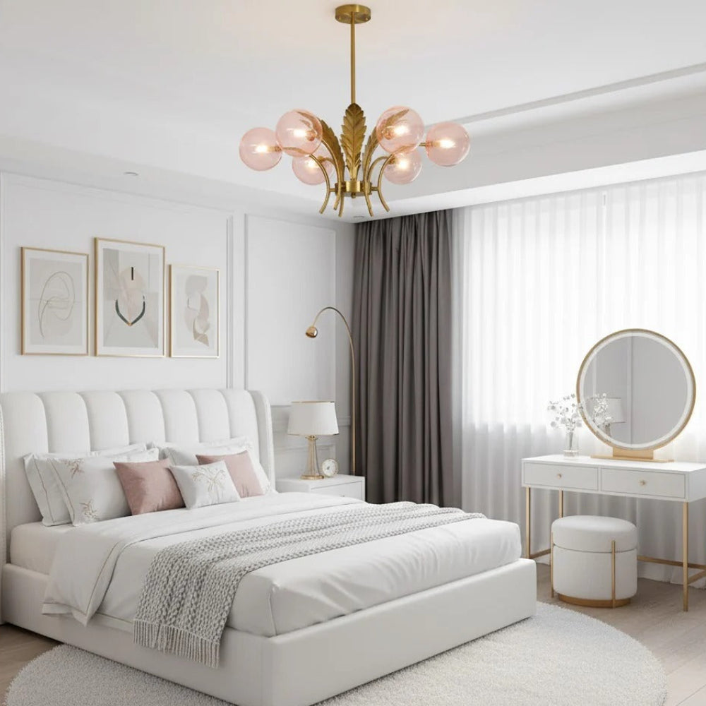 Modern Glass Sphere Ceiling Light Fixture | Lumidel