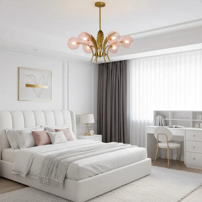 Modern Glass Sphere Ceiling Light Fixture | Lumidel