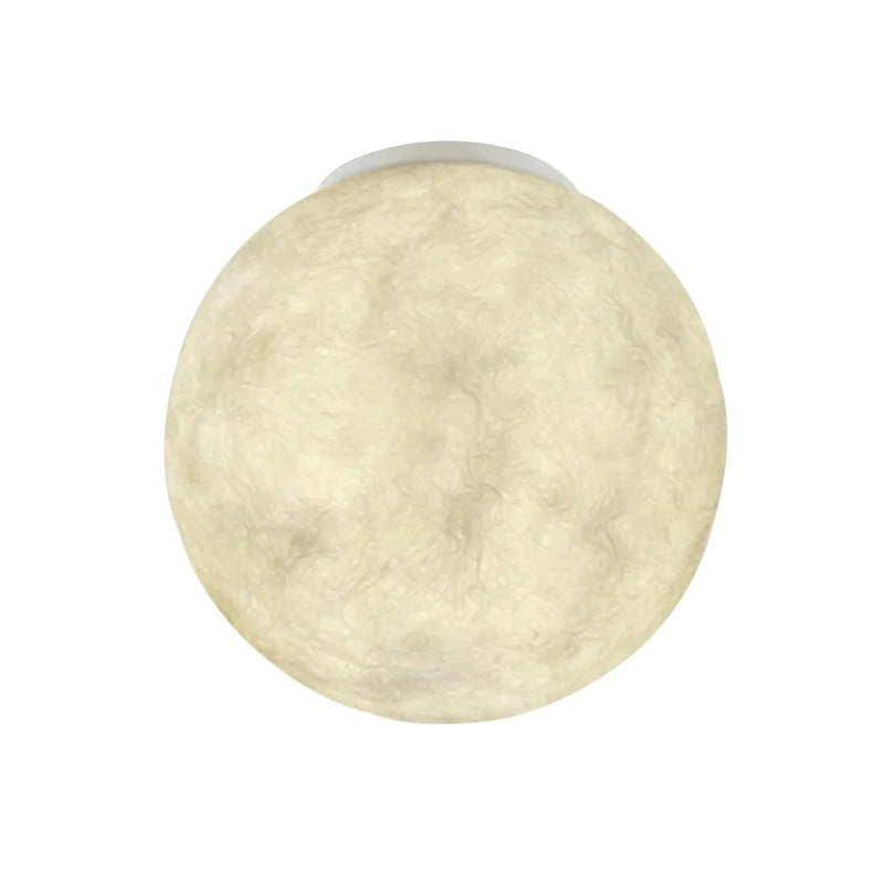 Modern Glass Sphere Flush Mount Ceiling Light | Lumiron