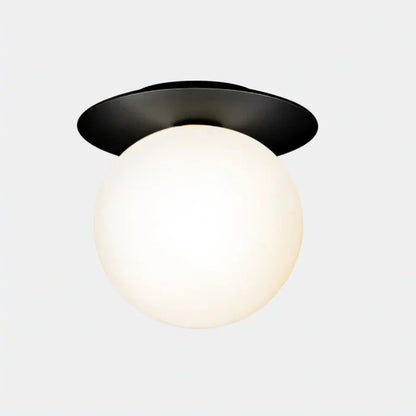 Modern Glass Sphere LED Ceiling Light Fixture | Norviax