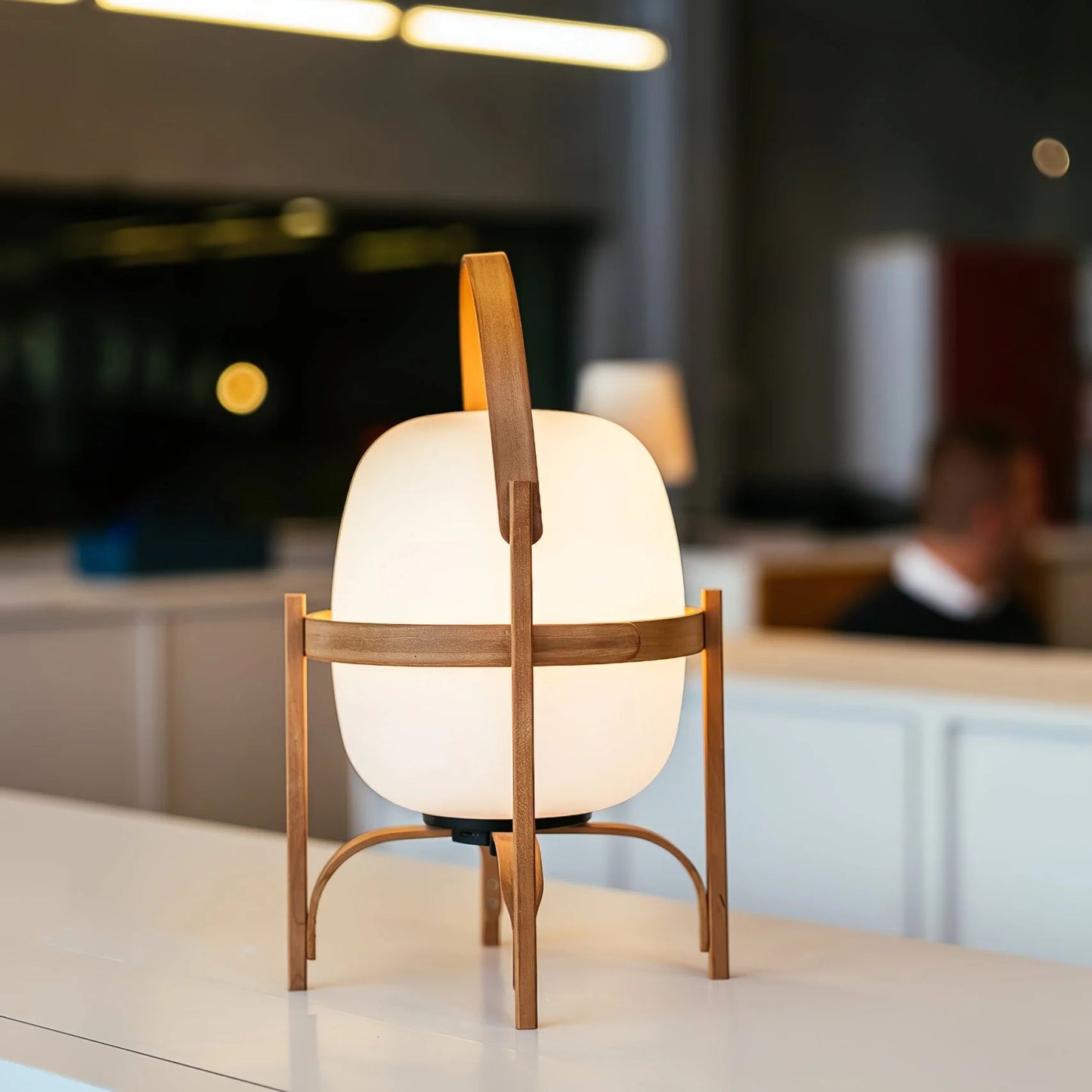 Modern Glow Glass Table Lamp | Damaro