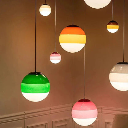 Modern Gradient Glass Pendant Light Fixture | Coralie