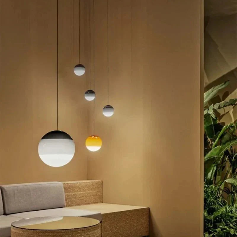 Modern Gradient Glass Pendant Light Fixture | Coralie