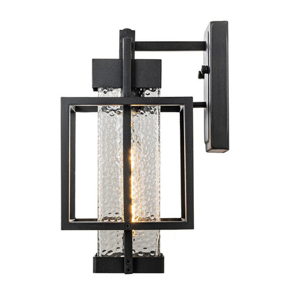 Modern Hammer Cage Outdoor Exterior Wall Sconce | Mavero