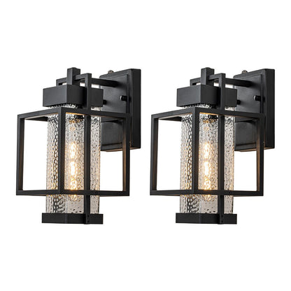 Modern Hammer Cage Outdoor Exterior Wall Sconce | Mavero