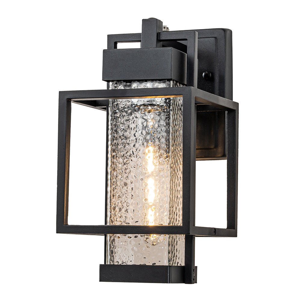 Modern Hammer Cage Outdoor Exterior Wall Sconce | Mavero