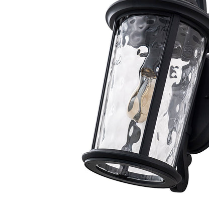 Modern Hammer Glass Lantern Outdoor Wall Sconce | Kelvix