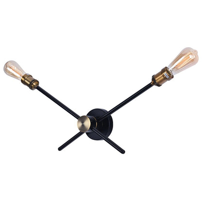 Modern House Linear Wall Sconce with Rotatable Arms | Luventra