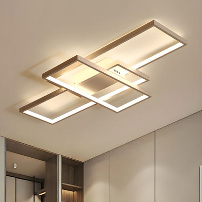 Modern LED Acrylic Semi Flush Ceiling Light | Lunevo