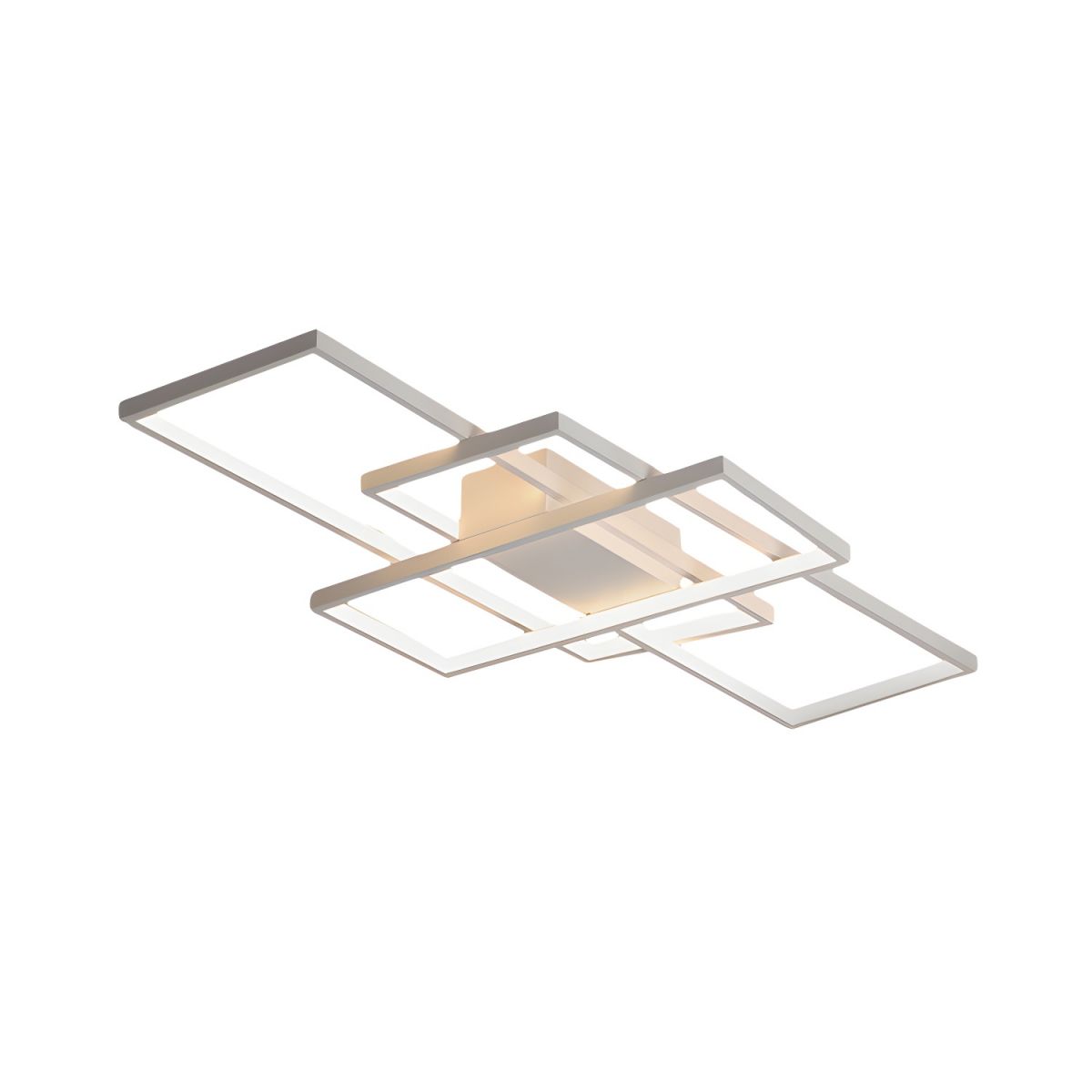 Modern LED Acrylic Semi Flush Ceiling Light | Lunevo