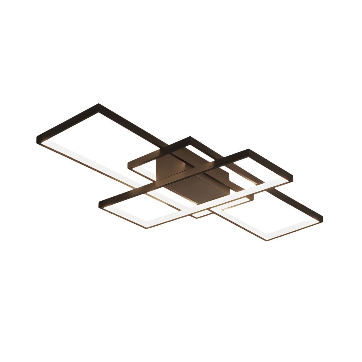 Modern LED Acrylic Semi Flush Ceiling Light | Lunevo
