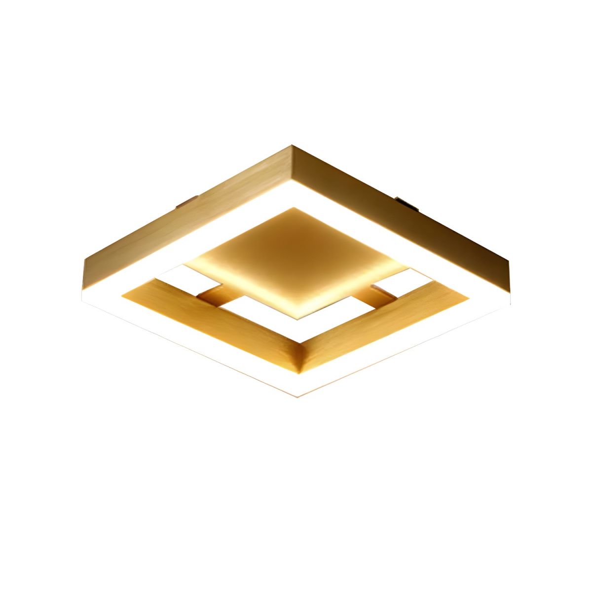Modern LED Ceiling Light in Gold Metal Finish | Lamiris