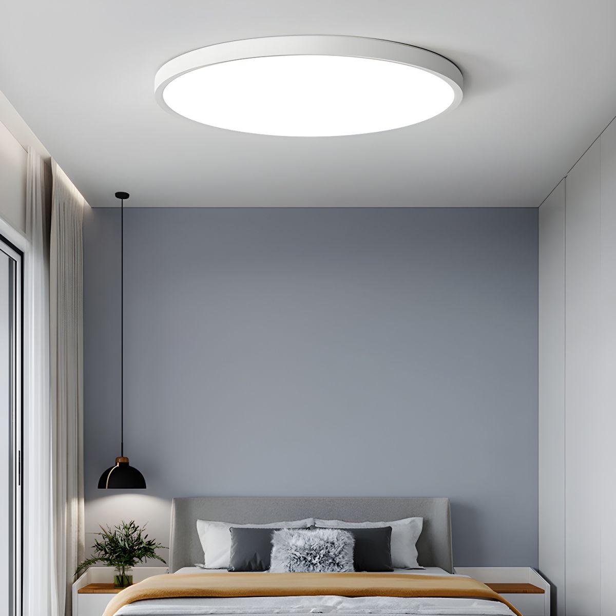 Modern LED Ceiling Light with Acrylic Shade | Luminexy