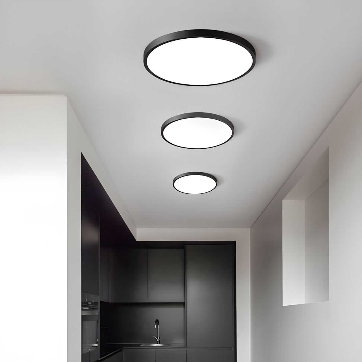 Modern LED Ceiling Light with Acrylic Shade | Luminexy