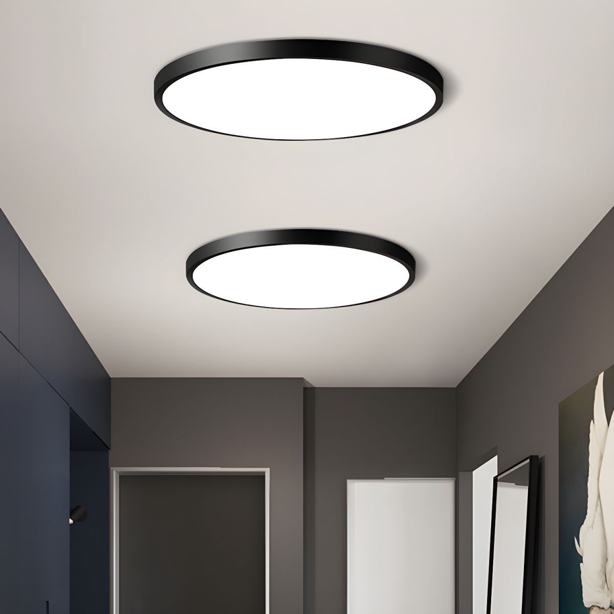 Modern LED Ceiling Light with Acrylic Shade | Luminexy