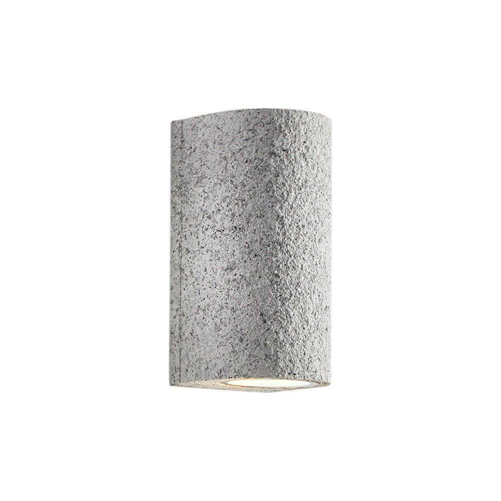 Modern LED Cylinder Stone Wall Sconce Wabi Sabi Style | Sovira