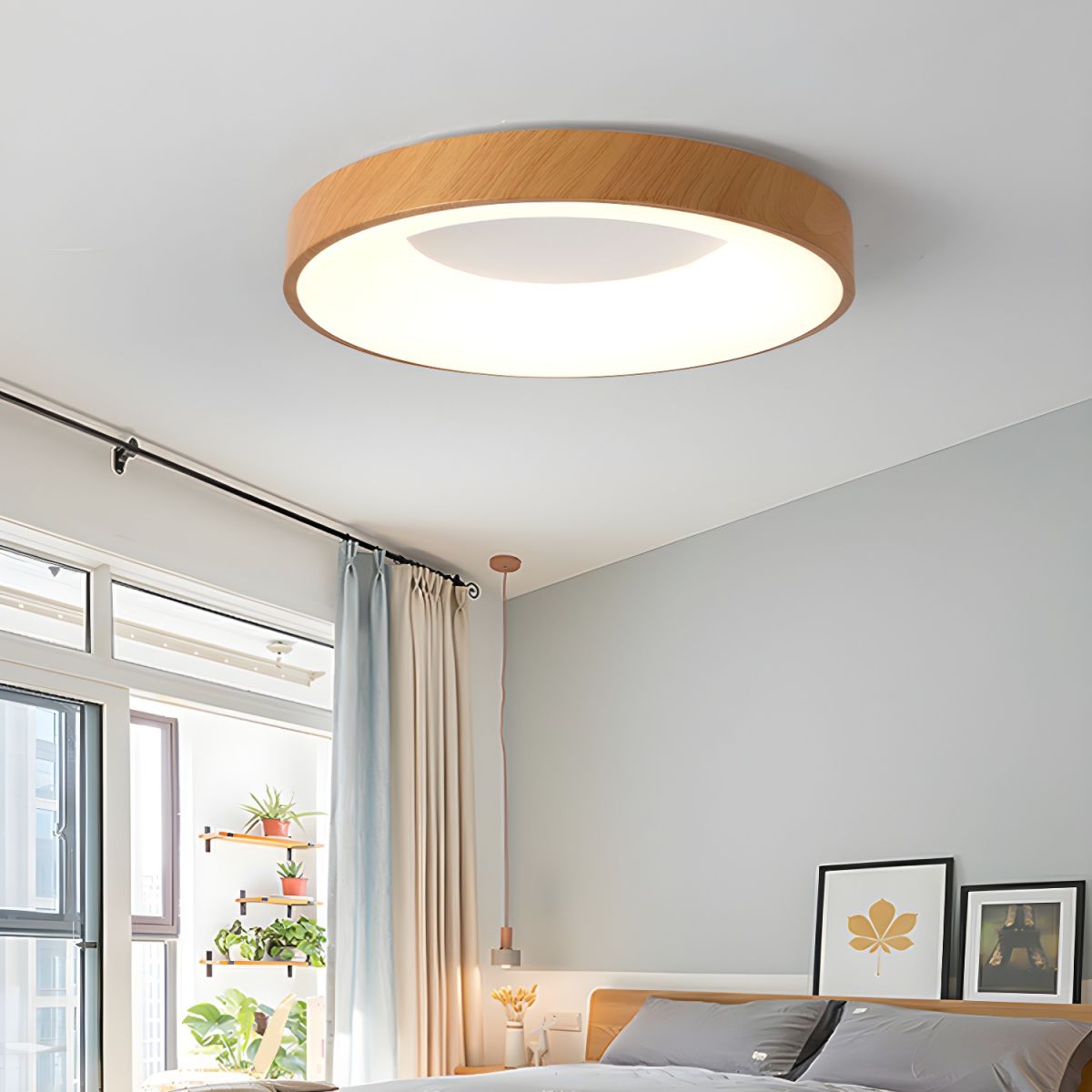 Modern LED Dimmable Ceiling Light with Acrylic Shade | Velmora