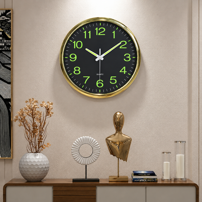 Modern LED Display Wall Clock Illuminated Digital | Vandor