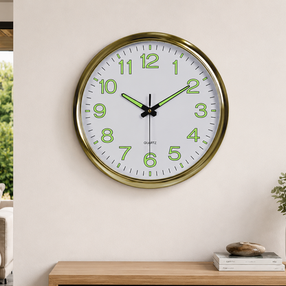 Modern LED Display Wall Clock Illuminated Digital | Vandor