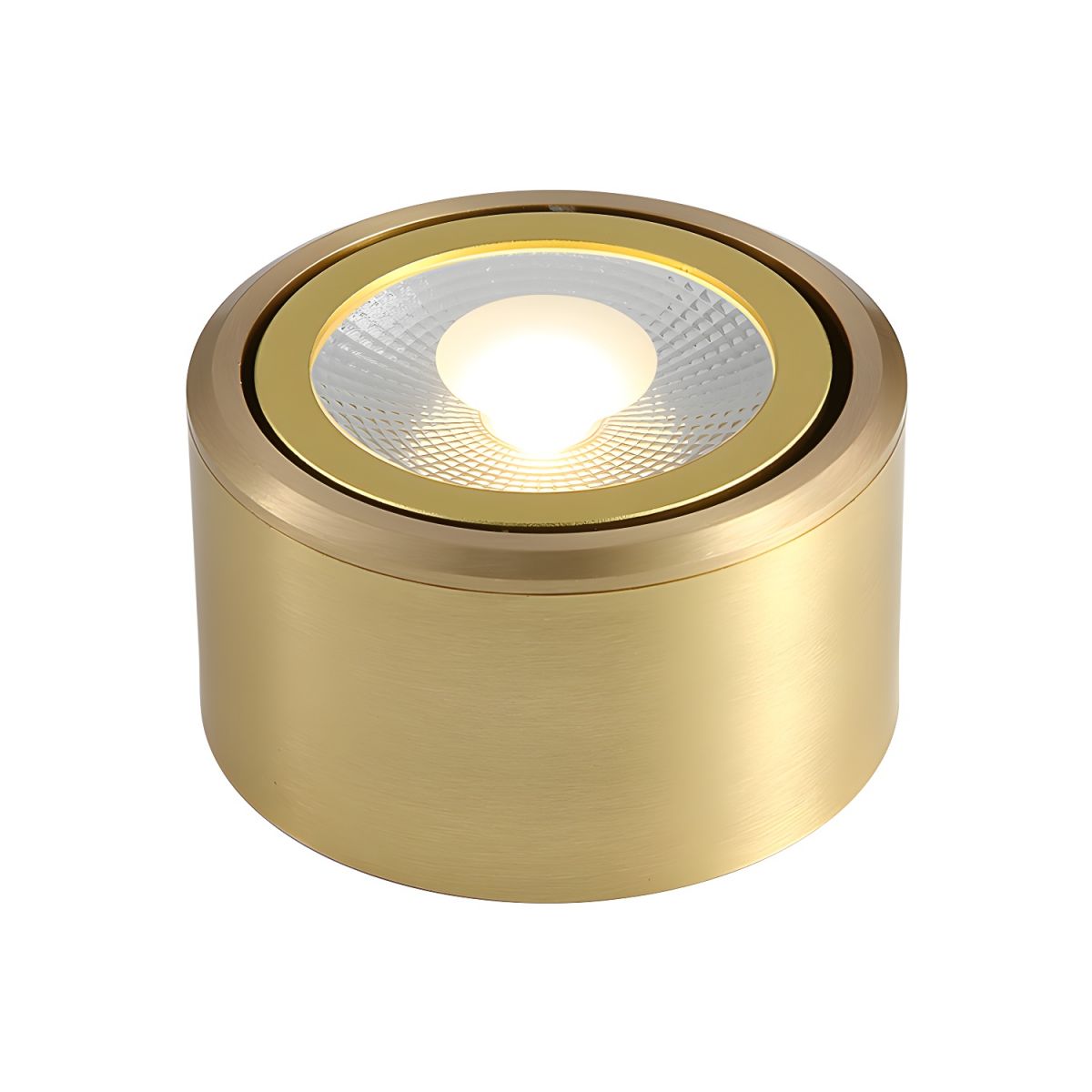 Modern LED Flush Mount Ceiling Light Gold Finish | Novalux