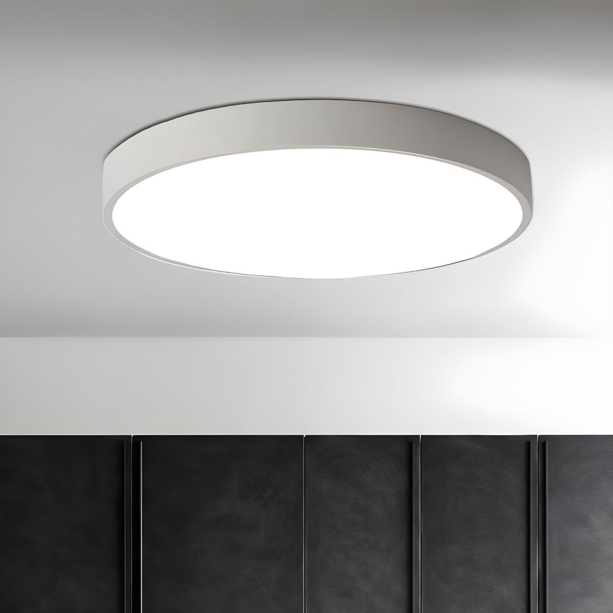 Modern LED Metal Ceiling Light Fixture | Zenvira