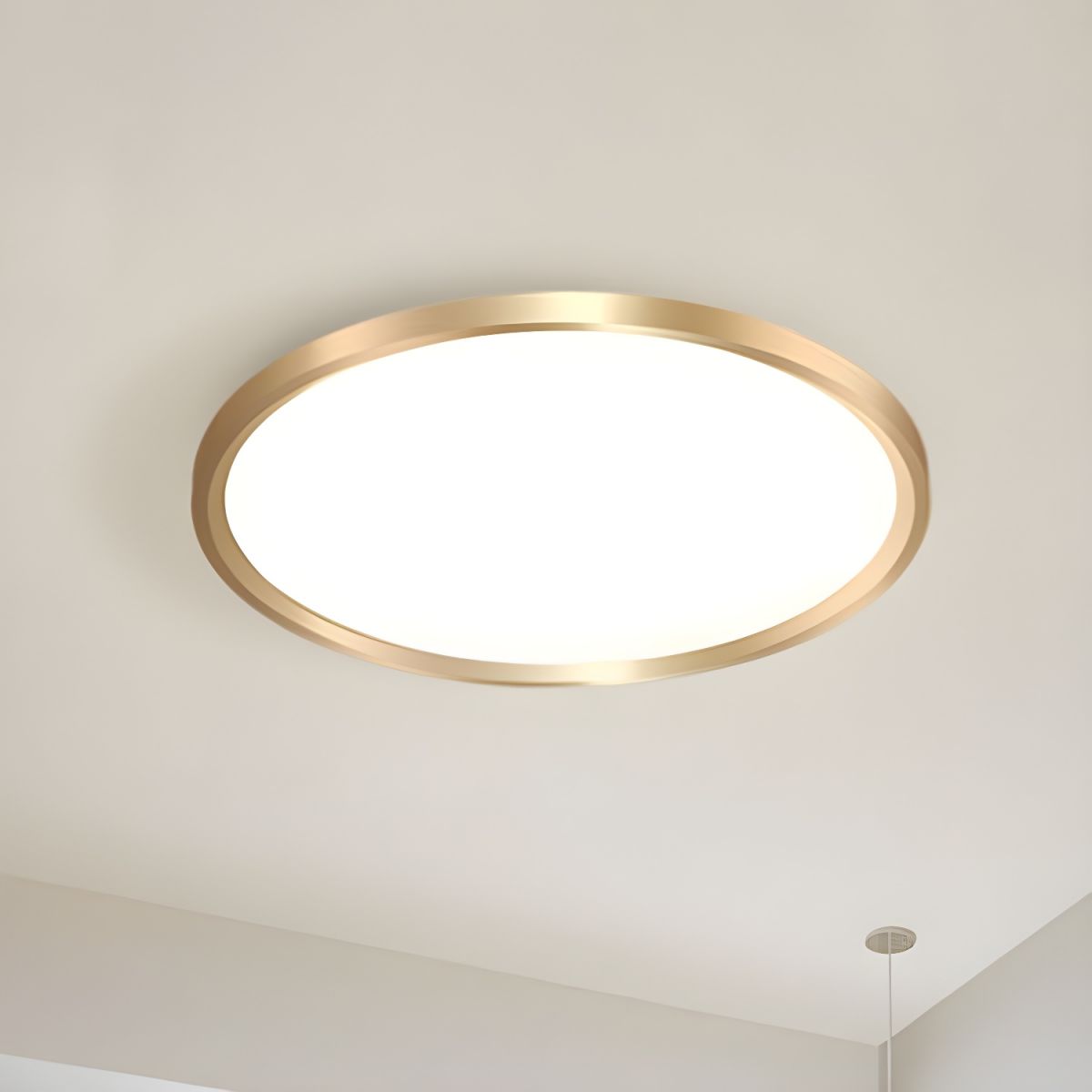 Modern LED Metal Flush Mount Ceiling Light | Alvion