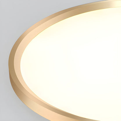 Modern LED Metal Flush Mount Ceiling Light | Alvion