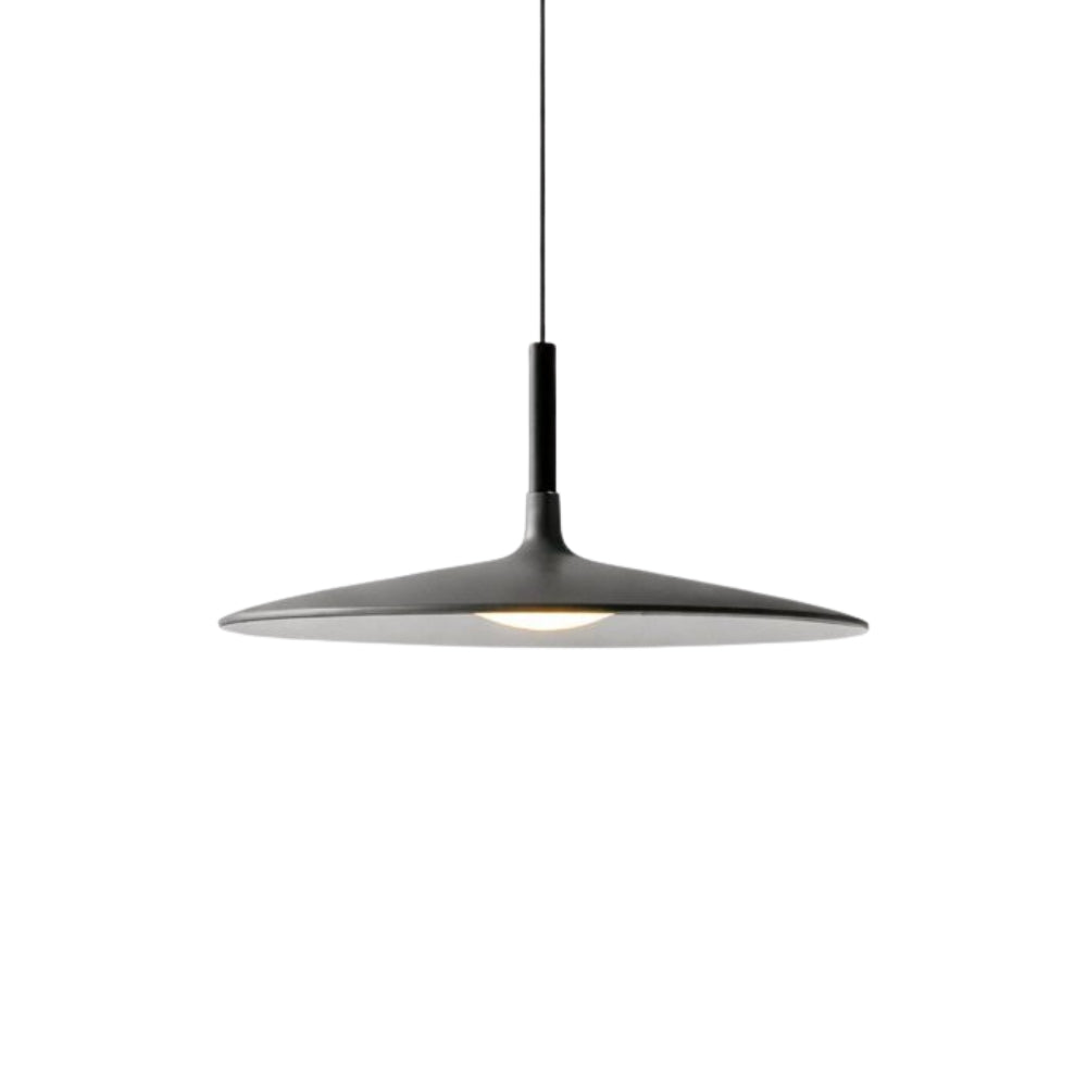 Modern LED Metal Saucer Pendant Light Indoor | Lunora