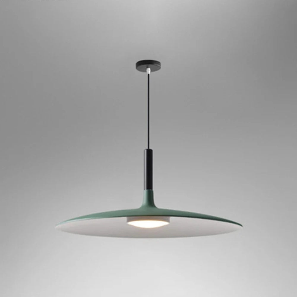 Modern LED Metal Saucer Pendant Light Indoor | Lunora