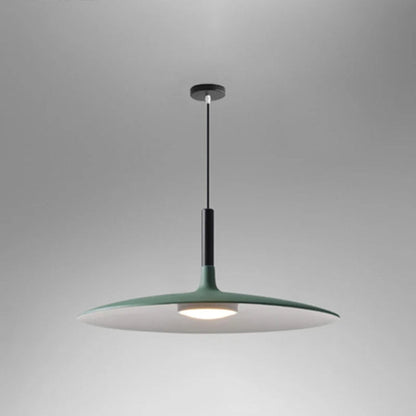 Modern LED Metal Saucer Pendant Light Indoor | Lunora