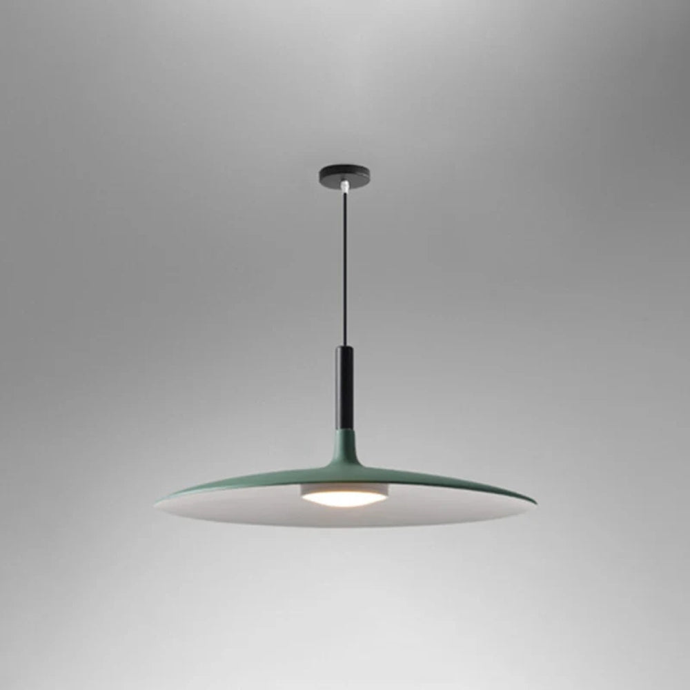 Modern LED Metal Saucer Pendant Light Indoor | Lunora
