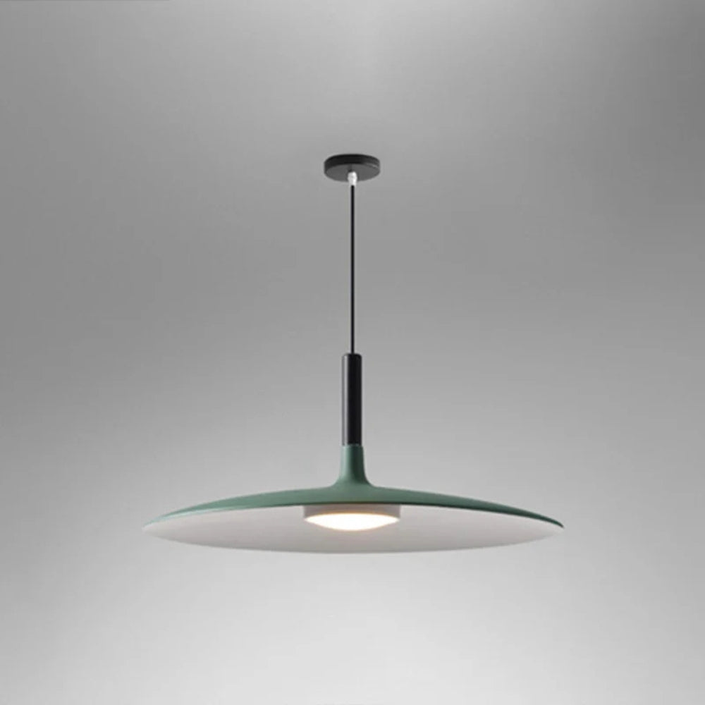 Modern LED Metal Saucer Pendant Light Indoor | Lunora