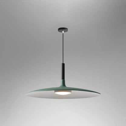 Modern LED Metal Saucer Pendant Light Indoor | Lunora