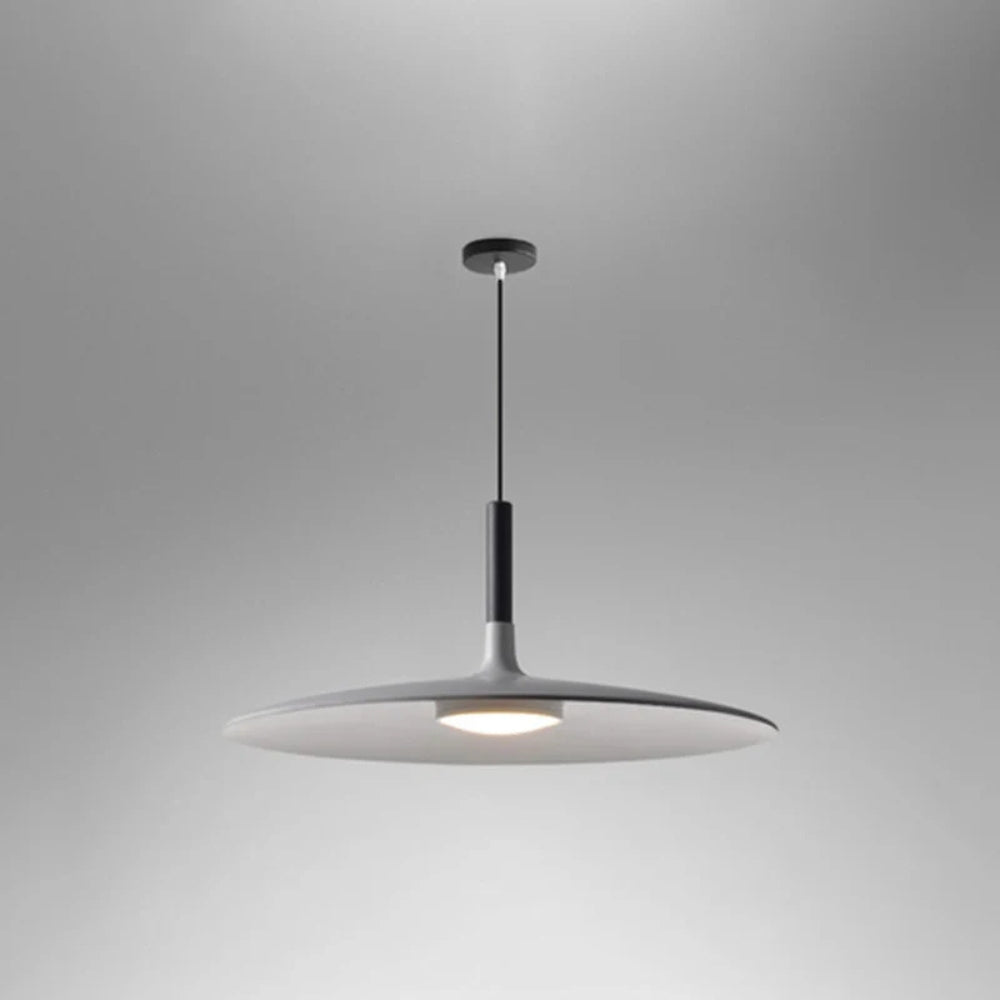 Modern LED Metal Saucer Pendant Light Indoor | Lunora