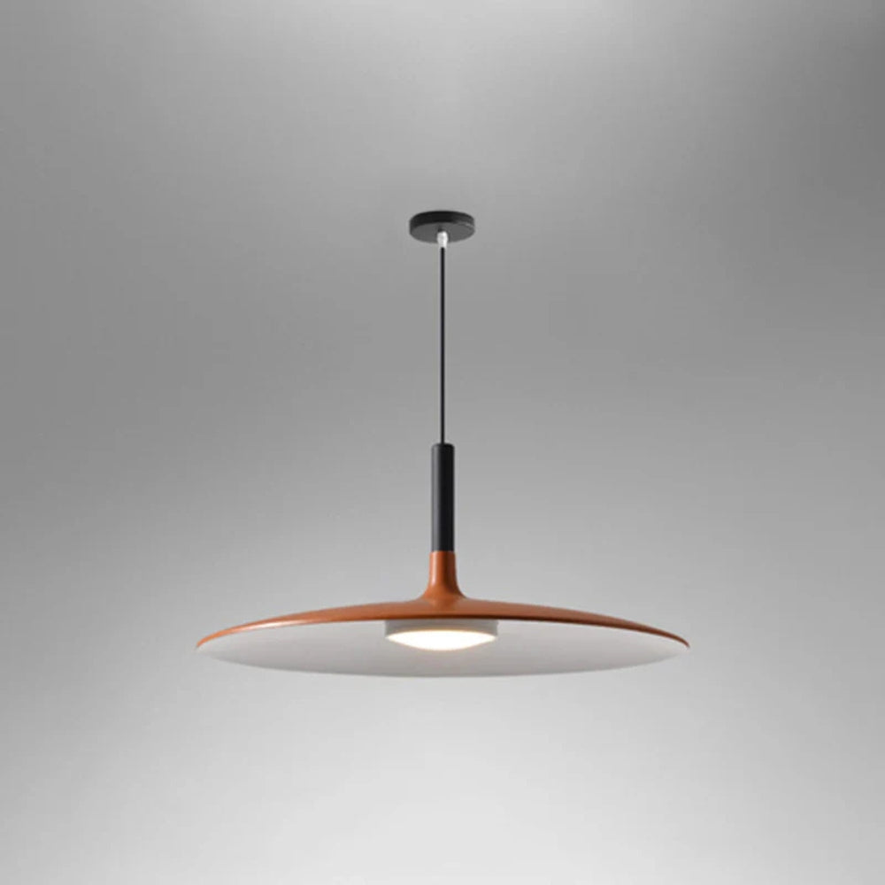Modern LED Metal Saucer Pendant Light Indoor | Lunora